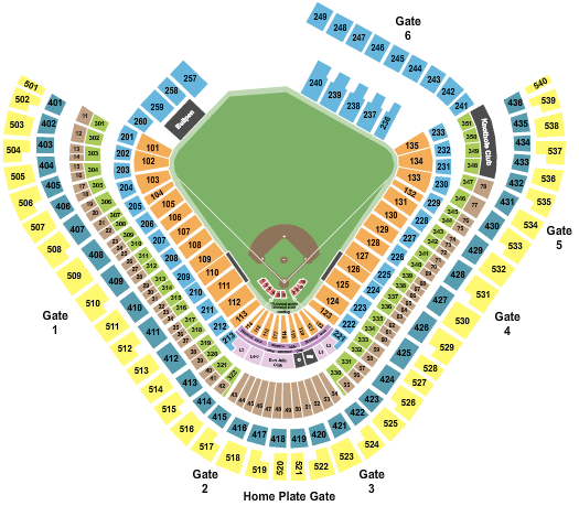 Angel Stadium Angels Seating Chart